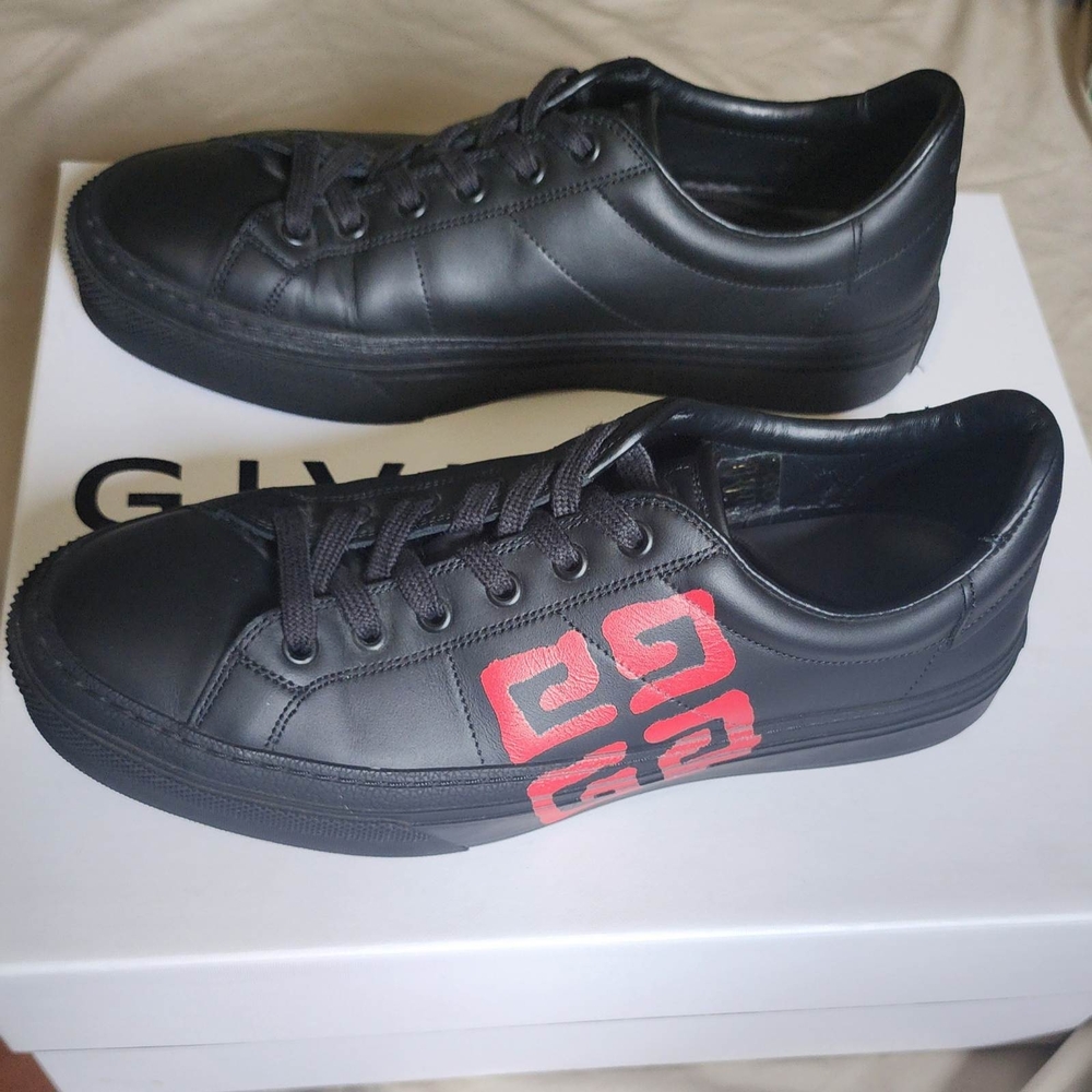 Givenchy Black and Red Men's Sneakers